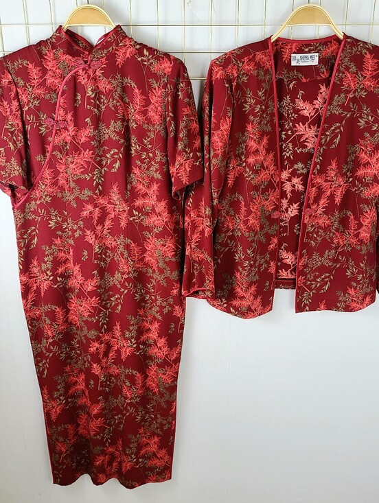 Dresses & Skirts - Shen Mei Qipao Style Vintage Dress Matching Jacket Set